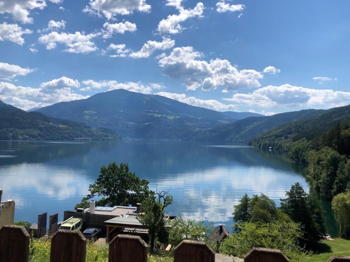 Appartement Brettljause Ferienhaus Fuenf Sinne Döbriach Esterno foto